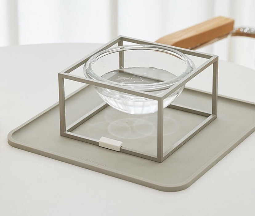Glass Water Bowl